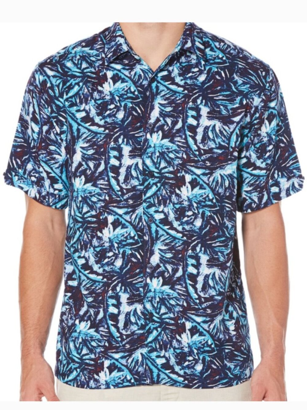 CUBAVERA MEN'S TROPICAL SHIRT- L